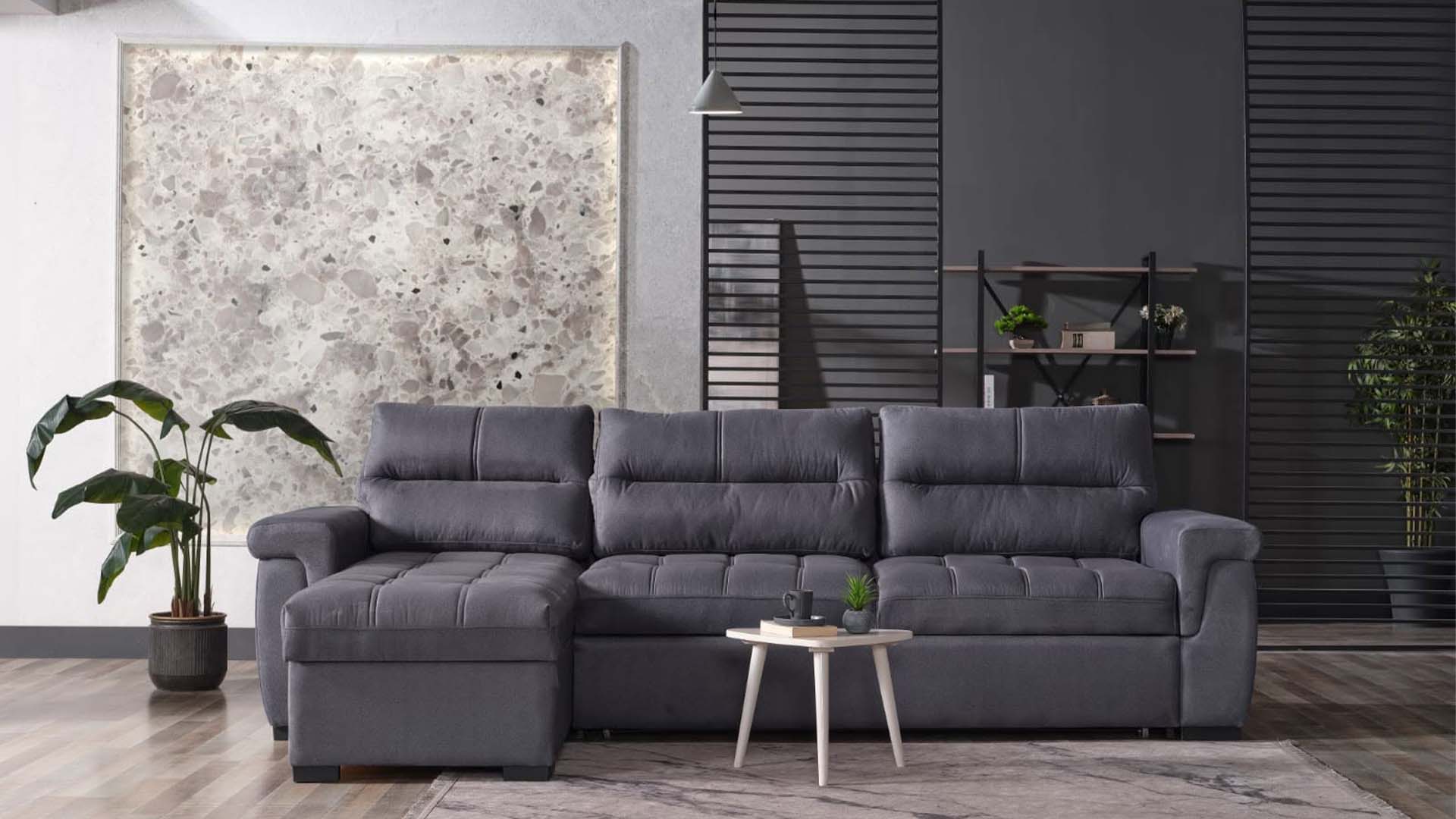 European sofa at Balkan Furniture, a furniture showroom in Fraser, Michigan