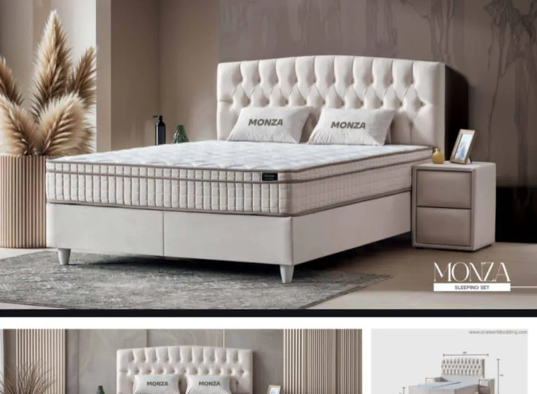 MONZA – Luxury Upholstered Storage Bed in white at Balkan Furniture, Fraser MI